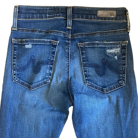 SOLD Adriano Goldschmied Women's Distressed Jeans 26R Skinny - Picture 7 of 13